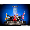 Power Rangers - Figurine Ranger Black, Red, Yellow, Green, White, Blue, Pink ou Zordon, BDS Art Scale