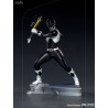 Power Rangers - Figurine Ranger Black, Red, Yellow, Green, White, Blue, Pink ou Zordon, BDS Art Scale