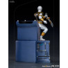 Power Rangers - Figurine Ranger Black, Red, Yellow, Green, White, Blue, Pink ou Zordon, BDS Art Scale