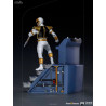 Power Rangers - Figurine Ranger Black, Red, Yellow, Green, White, Blue, Pink ou Zordon, BDS Art Scale