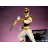 Power Rangers - Figurine Ranger Black, Red, Yellow, Green, White, Blue, Pink ou Zordon, BDS Art Scale