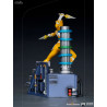 Power Rangers - Figurine Ranger Black, Red, Yellow, Green, White, Blue, Pink ou Zordon, BDS Art Scale
