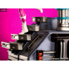 Power Rangers - Figure Ranger Black, Red, Yellow, Green, White, Blue, Pink or Zordon, BDS Art Scale