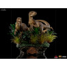 Jurassic Park - Just The Two Raptors figure, Deluxe Art Scale