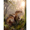 Jurassic Park - Just The Two Raptors figure, Deluxe Art Scale