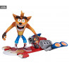 Crash Bandicoot - Figurine Crash, Deluxe Hoverboard