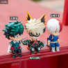 My Hero Academia - Figurine Shoto Todoroki, Katsuki Bakugo ou Izuku Midoriya, Nendoroid Swacchao!