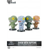 Jurassic World - Pack 5 figures Owen & Raptors, Cutie1