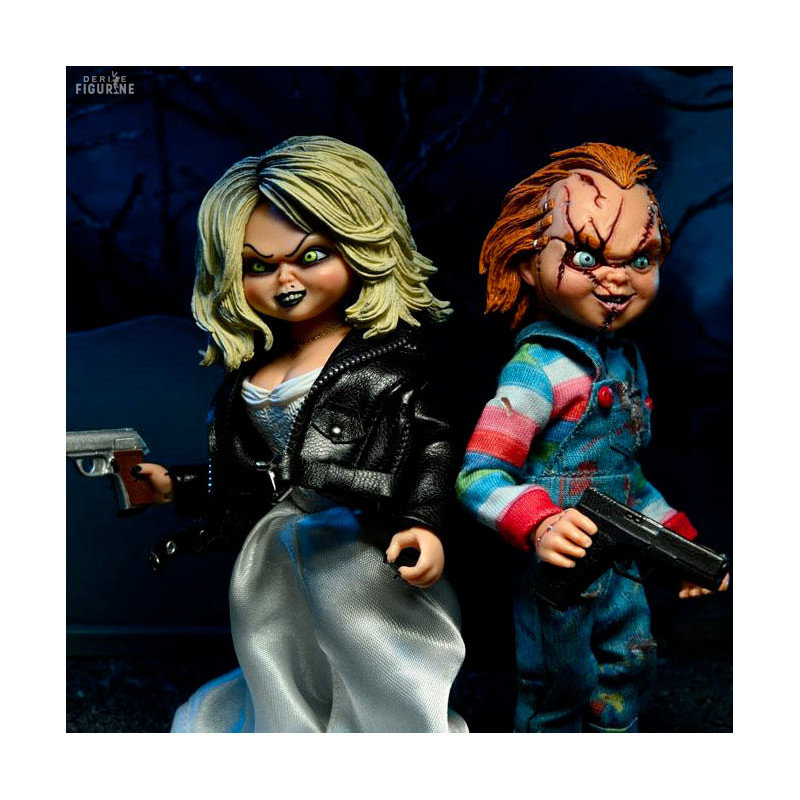 La Fiancée de Chucky - Pack 2 figurines Chucky & Tiffany, Clothed