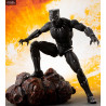 Marvel Avengers Infinity War - Figure Black Panther avec Tamashii Effect Rock, S.H. Figuarts
