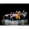 Back to the Future Part II - Doc Brown, Marty McFly, DeLorean or Pack figure, Art Scale