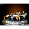 Back to the Future Part II - Doc Brown, Marty McFly, DeLorean or Pack figure, Art Scale