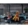 Back to the Future Part II - Doc Brown, Marty McFly, DeLorean or Pack figure, Art Scale