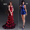 Final Fantasy VII Remake - Figurine Aerith Gainsborough ou Tifa Lockhart Dress, Play Arts Kai