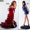 Final Fantasy VII Remake - Figurine Aerith Gainsborough ou Tifa Lockhart Dress, Static Arts Gallery