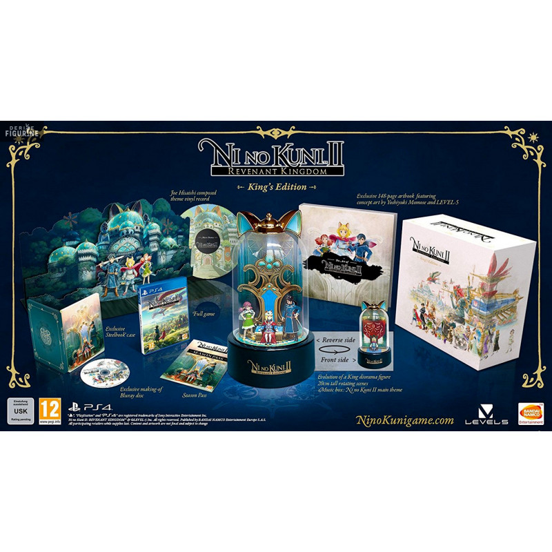 Pack collector Ni No Kuni 2 Revenant Kingdom King's Edition version PS4 (jeu vidéo non inclus)
