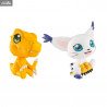 Digimon - Pack figurines Agumon & Gatomon (Tailmon), With Gift Look Up