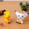 Digimon - Pack figures Agumon & Tailmon, With Gift Look Up