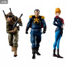 Mobile Suit Gundam - Pack figures and vehicle Principality of Zeon Team Ramba Ral Set, G.M.G