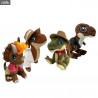 Pack de 4 Peluches Jurassic Park, Clawzplay