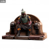 Star Wars The Mandalorian - Figure Luke Skywalker & Grogu or Boba Fett on Throne, Premier Collection