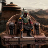Star Wars The Mandalorian - Figure Luke Skywalker & Grogu or Boba Fett on Throne, Premier Collection