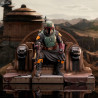Star Wars The Mandalorian - Figure Luke Skywalker & Grogu or Boba Fett on Throne, Premier Collection