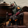 Star Wars The Mandalorian - Figure Luke Skywalker & Grogu or Boba Fett on Throne, Premier Collection