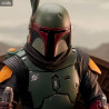 Star Wars The Mandalorian - Figure Luke Skywalker & Grogu or Boba Fett on Throne, Premier Collection