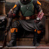 Star Wars The Mandalorian - Figure Luke Skywalker & Grogu or Boba Fett on Throne, Premier Collection