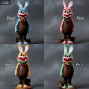 Dead By Daylight - Silent Hill Chapter - Figurine Robbie the Rabbit Jaune, Vert, Rose ou Bleue