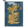 Game of Thrones - Jigsaw Puzzle Westeros map