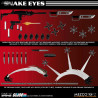 G.I. Joe - Figurine Snake Eyes, Deluxe Edition, One:12