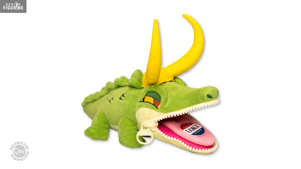 Plush Alligator Loki, Zippermouth Marvel Quantum Mechanix