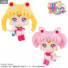 Pretty Guardian Sailor Moon - Pack figurines Super Sailor Moon & Super Sailor Chibi Moon, Look Up (With Gift)