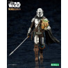 Star Wars The Mandalorian - Mandalorian & Grogu figure with Beskar Staff, ARTFX