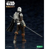 Star Wars The Mandalorian - Mandalorian & Grogu figure with Beskar Staff, ARTFX