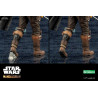 Star Wars The Mandalorian - Mandalorian & Grogu figure with Beskar Staff, ARTFX