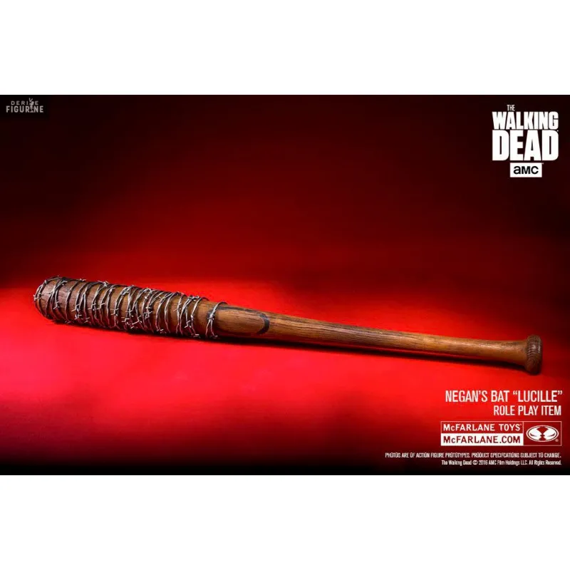 Réplique Batte De Baseball Lucille – Caoutchouc Plein 414 G – 84 Cm – Accessoire Cosplay Negan The Walking Dead
