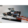 Retour vers le Futur II - Figurine DeLorean, diorama lumineux ver. Machine Floating