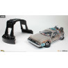 Retour vers le Futur II - Figurine DeLorean, diorama lumineux ver. Machine Floating