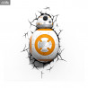 Star Wars - BB-8, Millennium Falcon or Kylo Ren 3D lamp