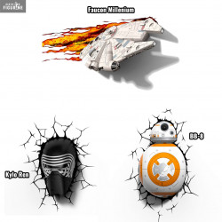 Star Wars - Lampe 3D BB-8,...
