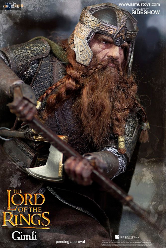 Figurine Gimli Le Seigneur des Anneaux Asmus Collectible Toys