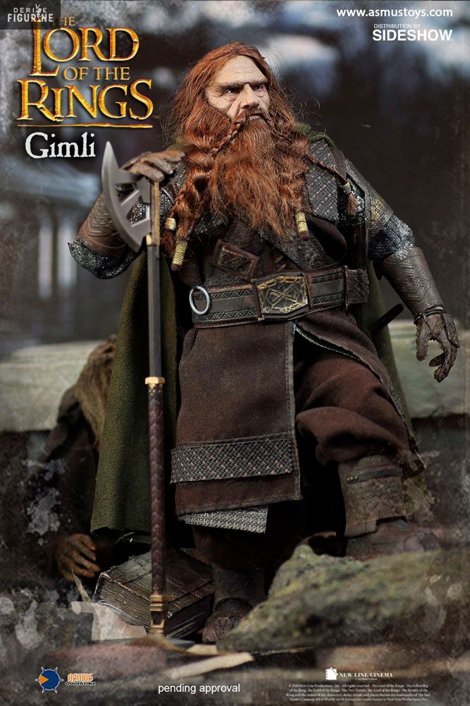 Figurine Gimli Le Seigneur des Anneaux Asmus Collectible Toys