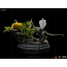 Jurassic Park - Dennis Nedry meets the Dilophosaurus figure, Art Scale