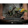 Jurassic Park - Dennis Nedry meets the Dilophosaurus figure, Art Scale