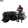 Final Fantasy VII Remake - Figurine Shinra Elite Security Officer & moto, Play Arts Kai