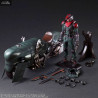 Final Fantasy VII Remake - Figurine Shinra Elite Security Officer & moto, Play Arts Kai