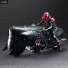 Final Fantasy VII Remake - Figurine Shinra Elite Security Officer & moto, Play Arts Kai